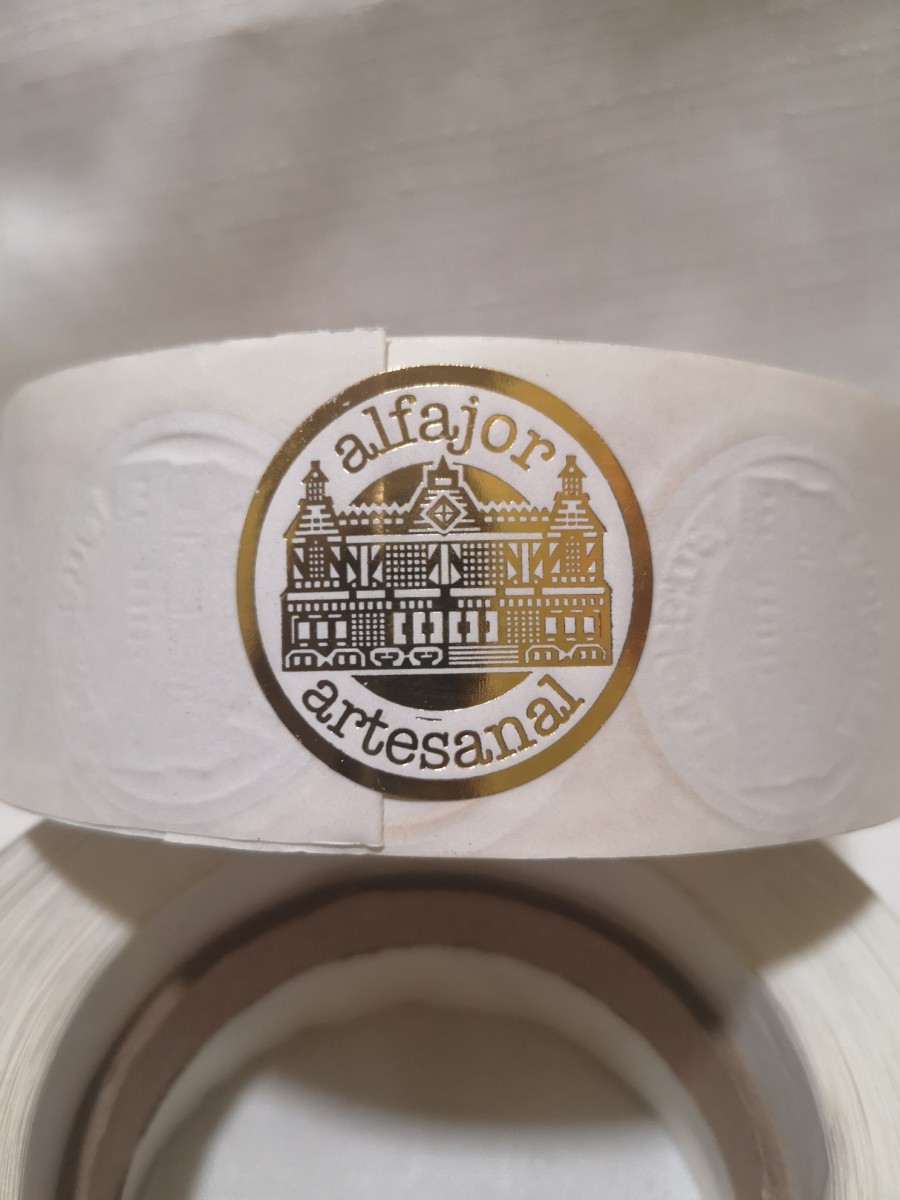 Sticker Blanco Alfajor Castillo (10 unid)