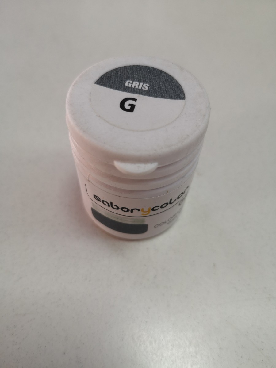 Colorante color Gris en Gel