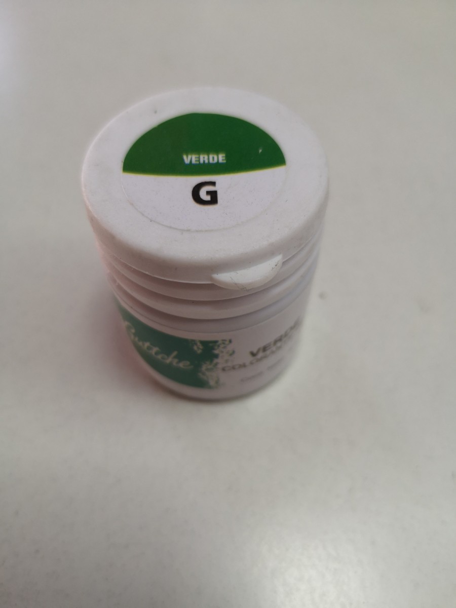 Colorante color Verde en Gel