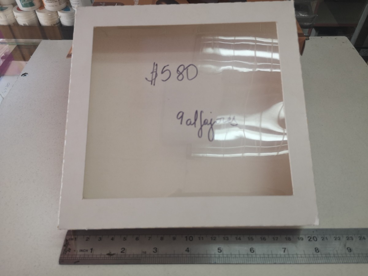 Caja blanca para 9 alfajores