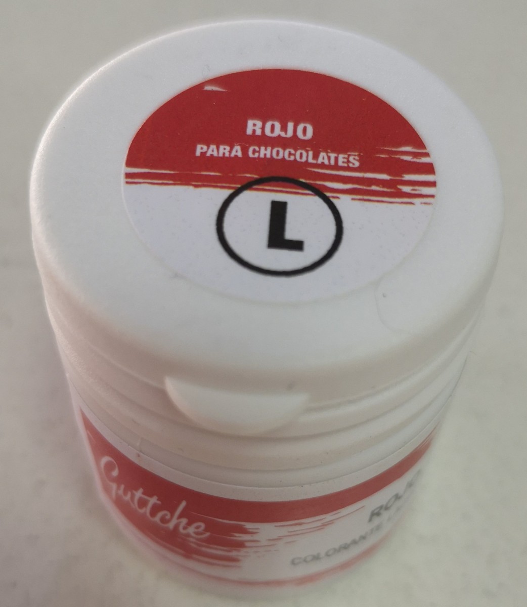 Colorante Laca para Chocolate Rojo