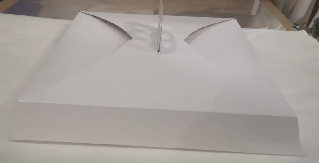 Porta Tartaleta cuadrado de 35 cm, altura 5 cm